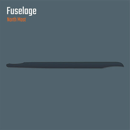 Fuselage to North mast